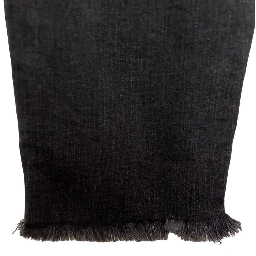 Madewell 10" High-Rise Skinny Jeans in Berkeley Black Women's 27 Tall Button Fly - Picture 8 of 9